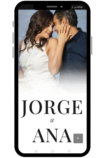 Vista previa celular quince años responsive, diseño en invitación digital